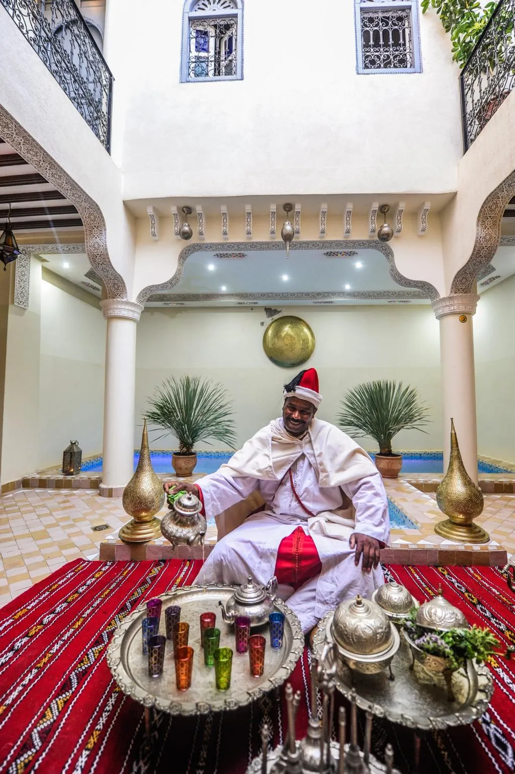 General view, Riad Milouda, Marrakech