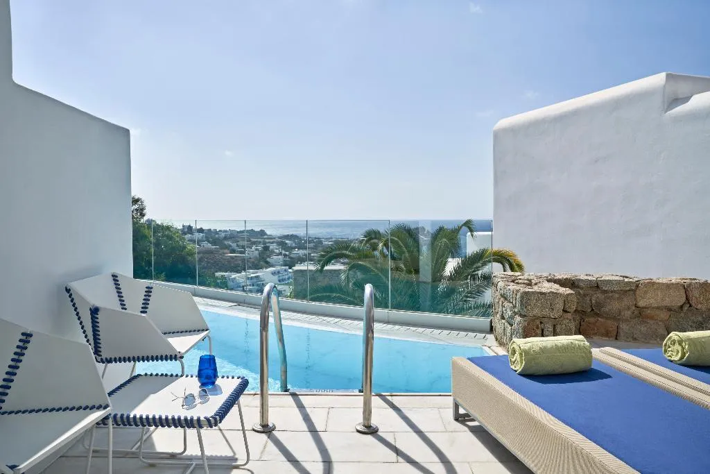SUITE POOL VIEW Room, Myconian Ambassador Hotel Relais & Chateaux, Mykonos