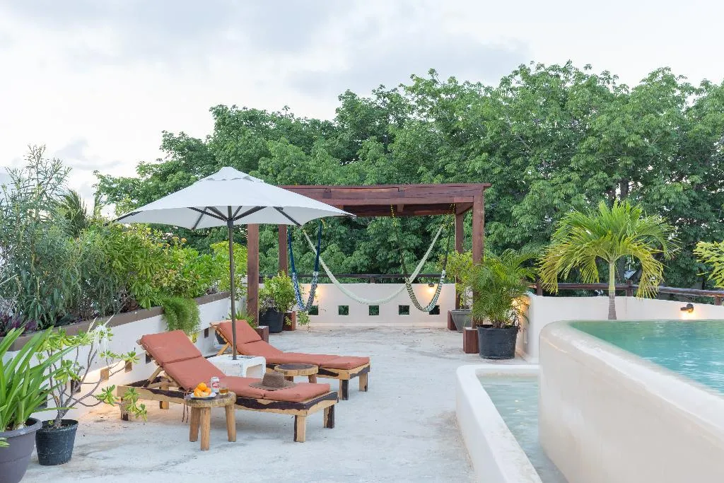 Terrace, Quinta Margarita, Boho Chic Hotel, Cancun Area
