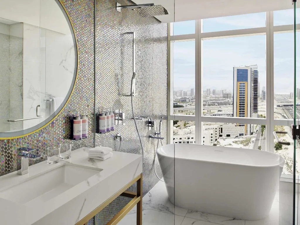 SUITE CITY VIEW KING BED Room, Movenpick Jumeirah Village Triangle, Dubai