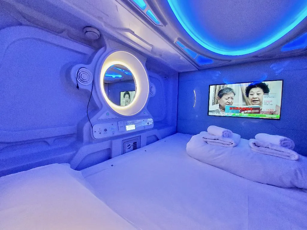 Bed in dormitory COMFORT Room, Atypicap Capsule Hostel, Tenerife