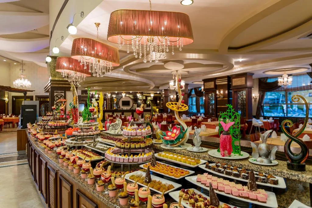 Restaurant, Quattro Family Club Dem Hotel, Antalya