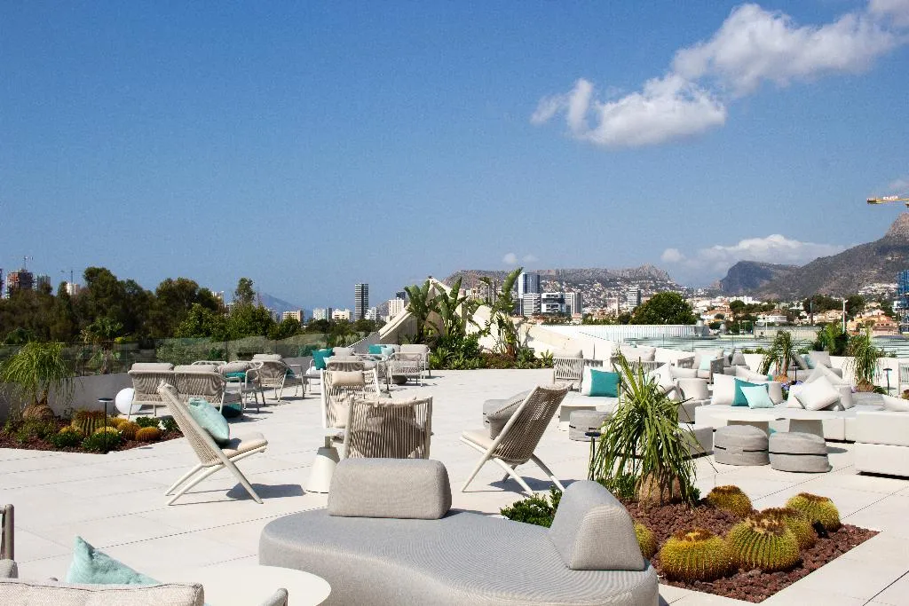 Terrace, AR Diamante Beach Spa & Convention Centre, Costa Blanca