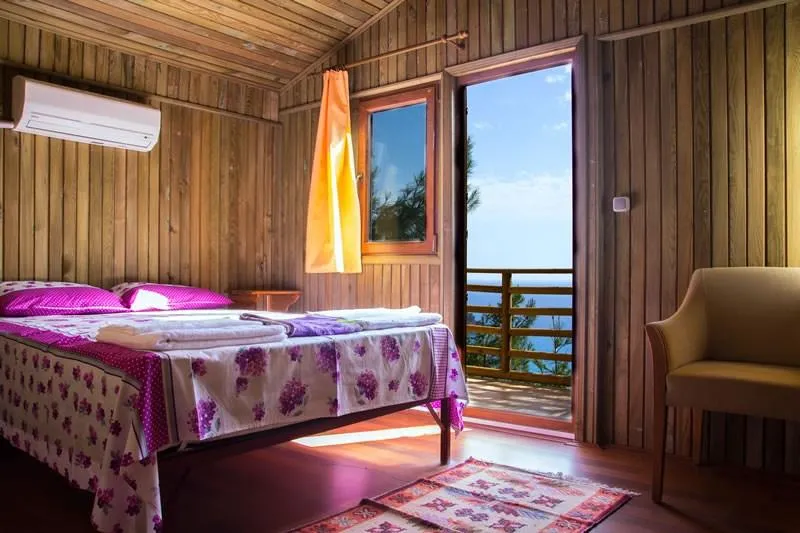 QUADRUPLE SIDE SEA VIEW Room, Tree House Kabak, Dalaman