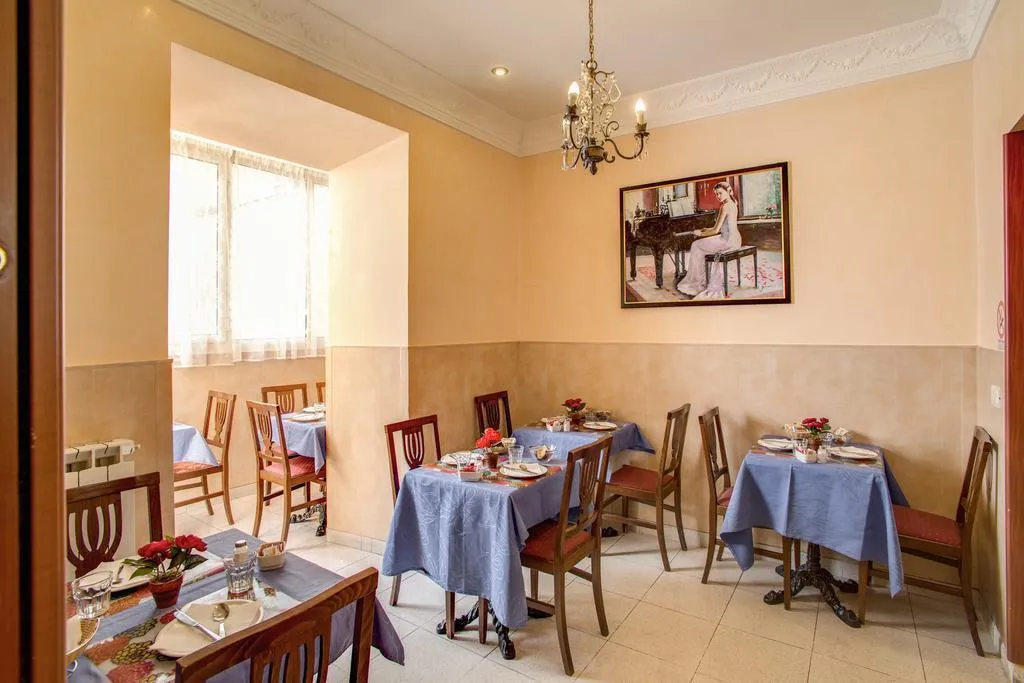 Restaurant, Hotel Caravaggio, Rome