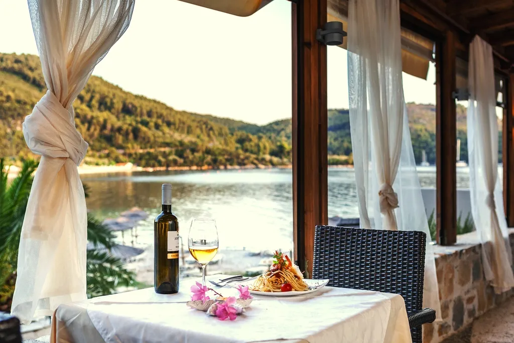Restaurant, Blue Green Bay 3K, Skiathos