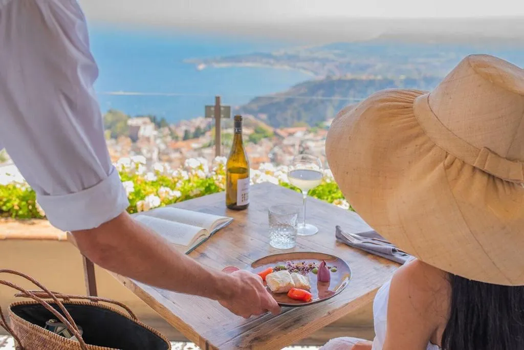 Restaurant, Villa Ducale, Taormina