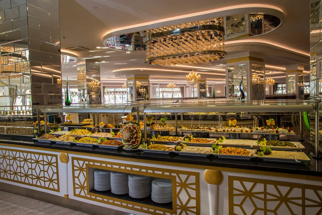 Restaurant, Dream World Aqua Hotel, Antalya