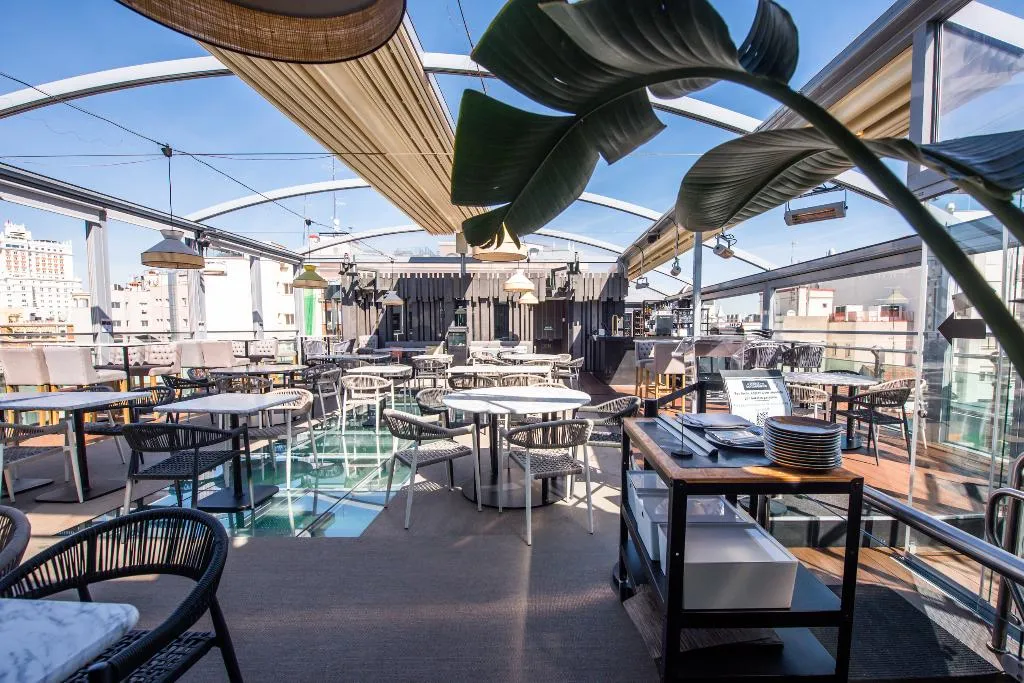 Terrace, Inhala Hotel Garden, Madrid