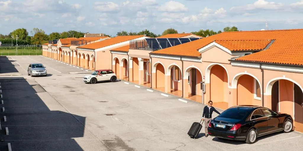 Terrace, Autohotel Venezia, Venice