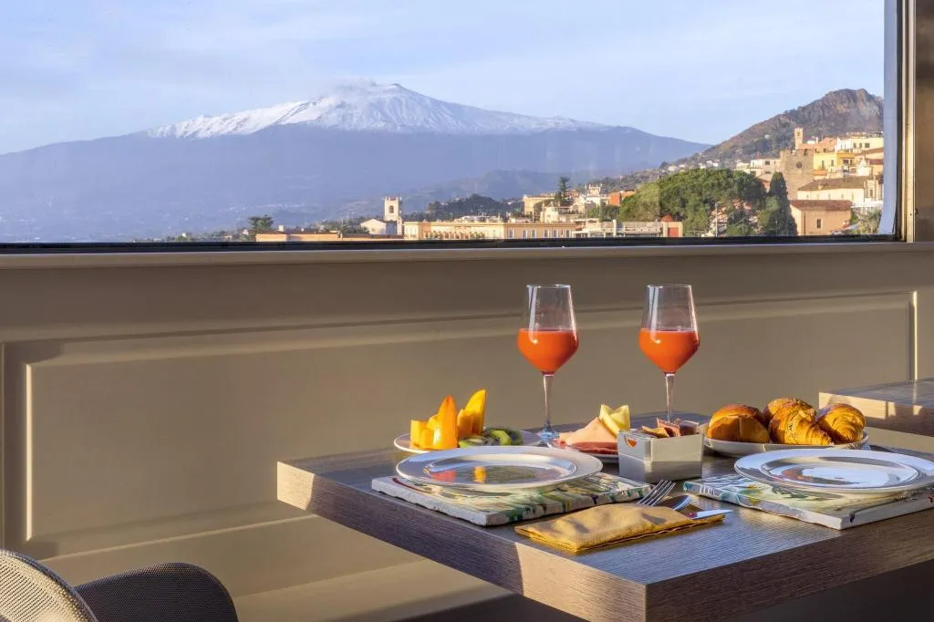 Restaurant, Villa Paradiso, Taormina