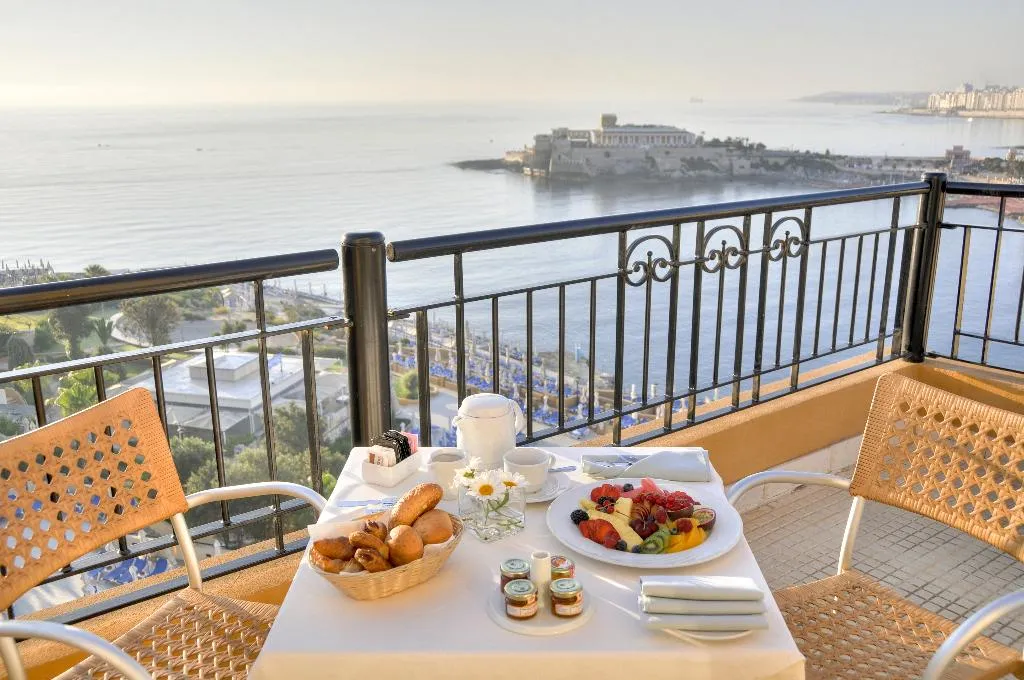 Terrace, Corinthia Hotel St Georges Bay, Malta