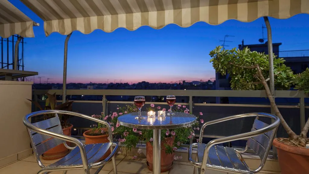 Terrace, Lilia Hotel, Athens