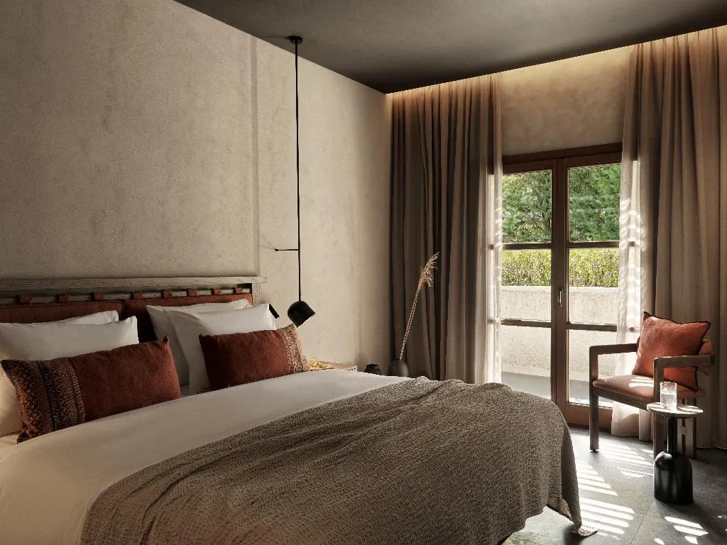 DOUBLE KING SIZE BED Room, Aulus Lindos Rhodes, Curio Collection by Hilton, Rhodes