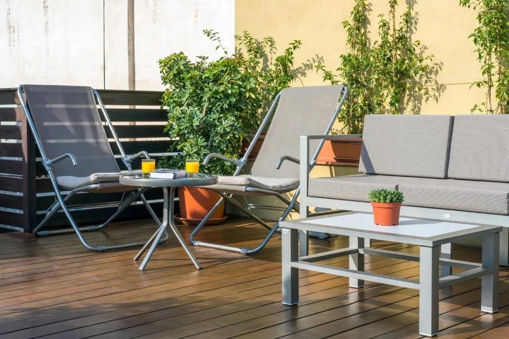 Terrace, Catedral Bas Apartments By Aspasios, Barcelona