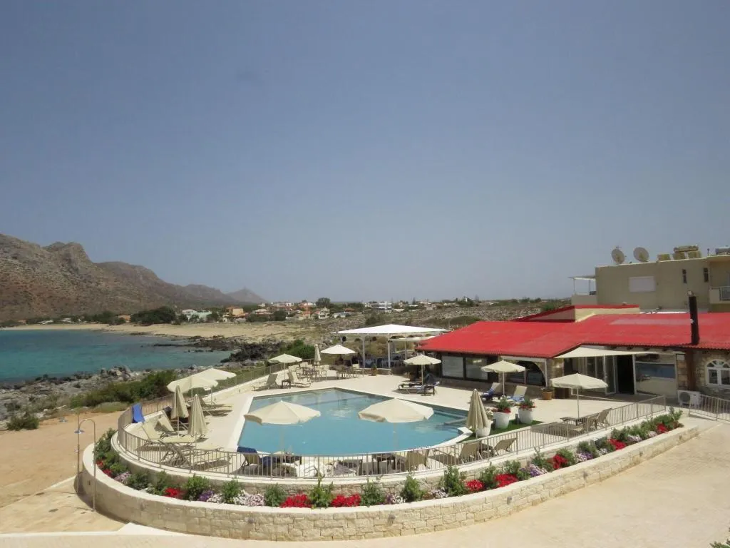 Terrace, Blue Beach, Crete