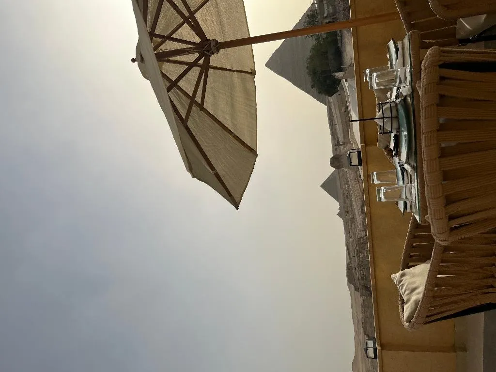Terrace, The Gate Hotel Front Pyramids & Sphinx View Hotel, Cairo