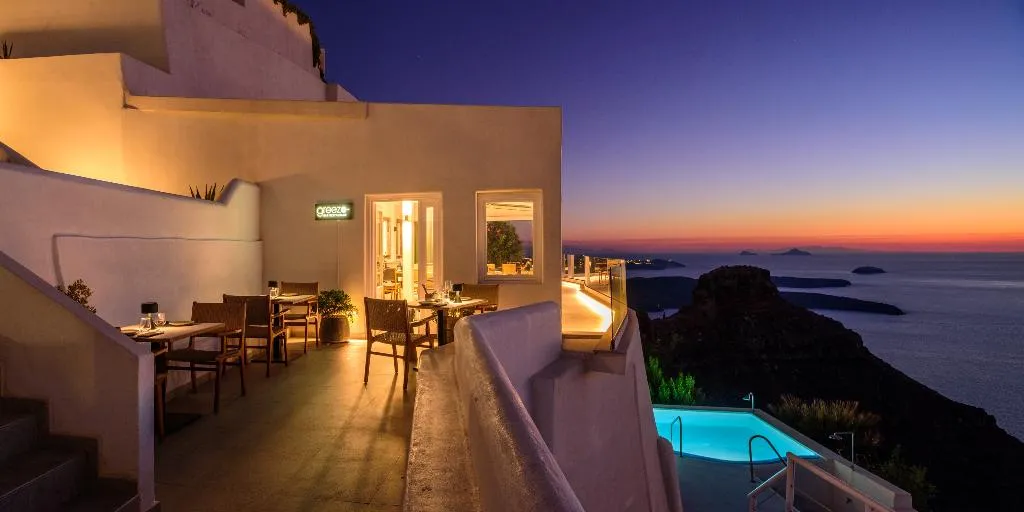 Restaurant, Andromeda Villas, Santorini