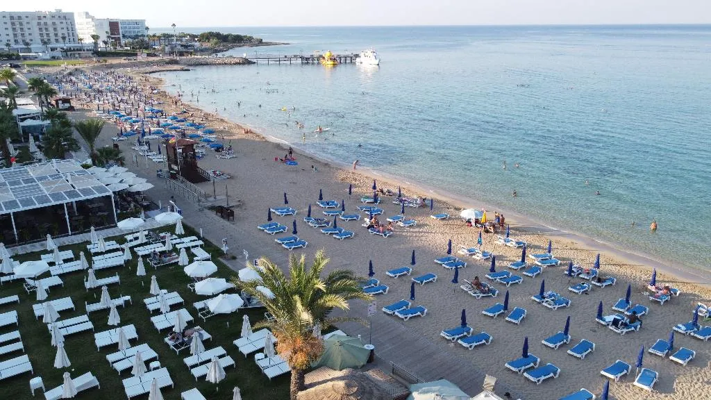 Beach, Flamingo Paradise Beach Hotel (Adults Only), Cyprus