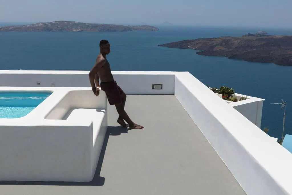 Pool, Aria Suites, Santorini