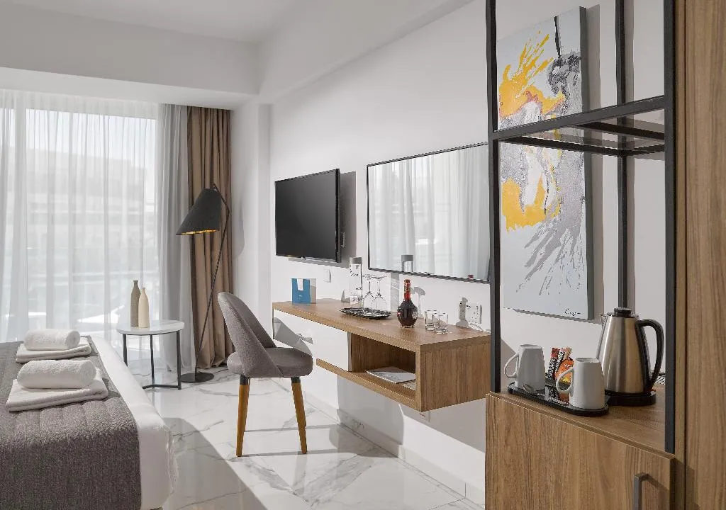 Double or Twin SIDE SEA VIEW Room, The Blue Ivy Hotel And Suites, Cyprus