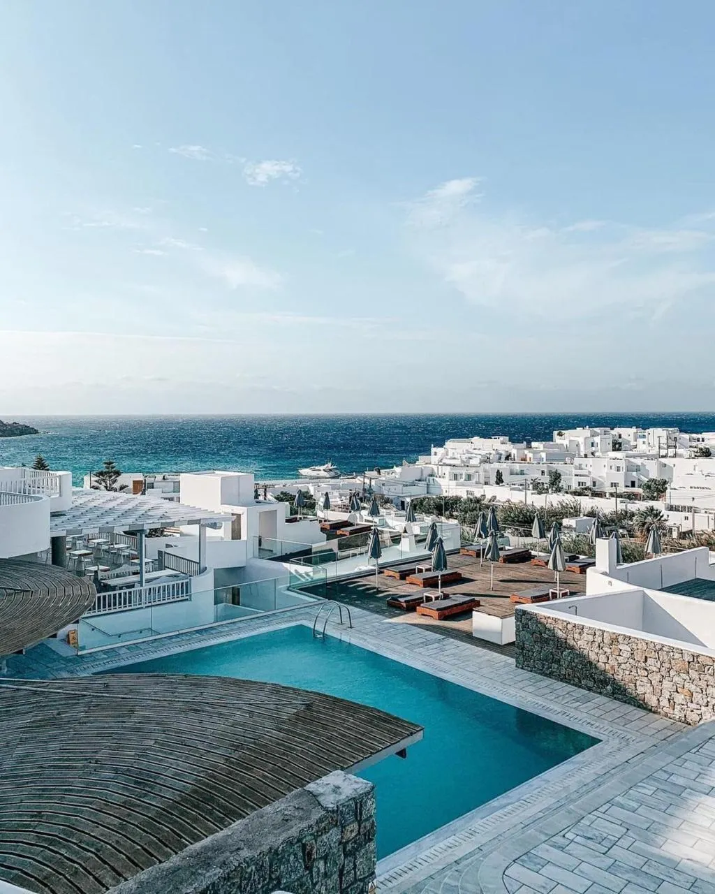General view, The George Hotel, Mykonos