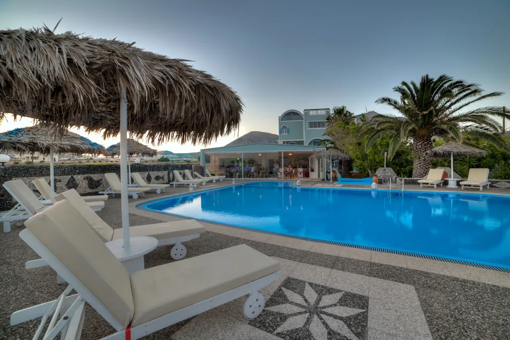 Pool, Pantheon Hotel, Santorini