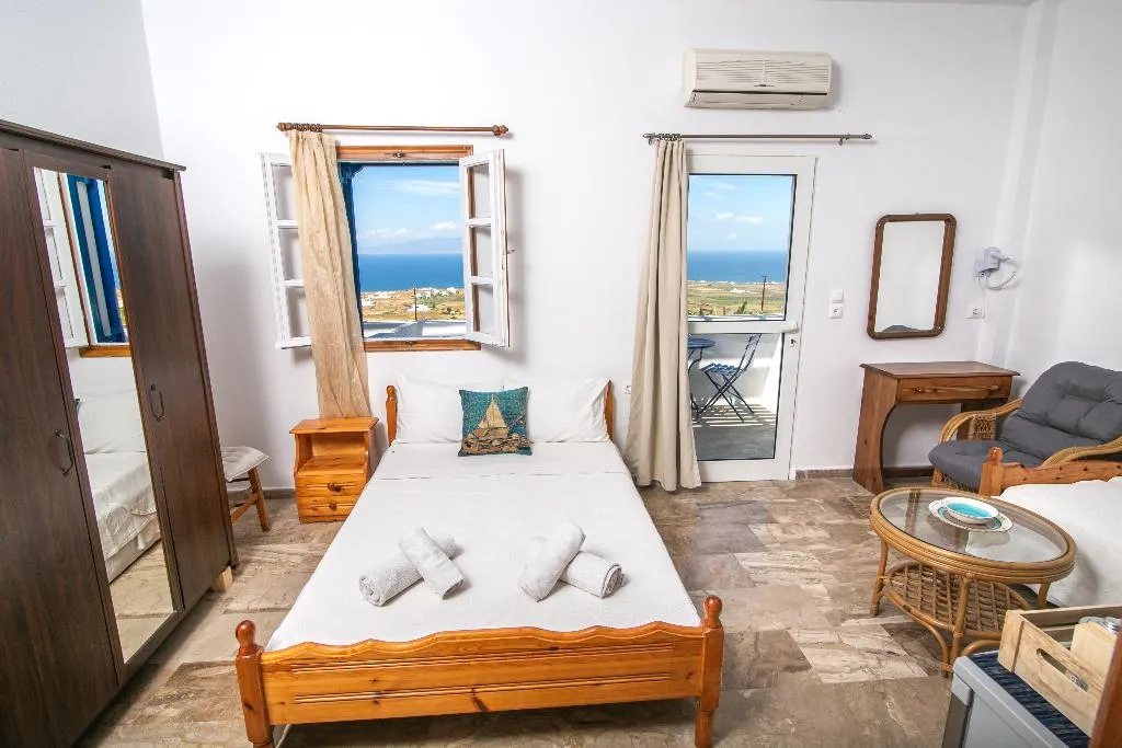 Double or Twin SEA VIEW Room, Stelios Rooms Golden View, Santorini