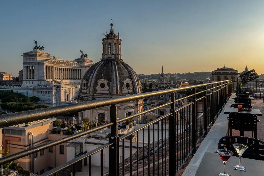 Terrace, H10 Palazzo Galla, Rome