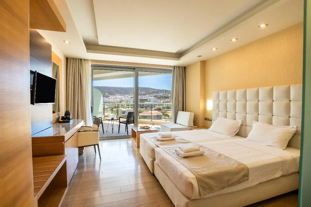 Double or Twin SIDE SEA VIEW Room, Konstantinos Palace, Rhodes