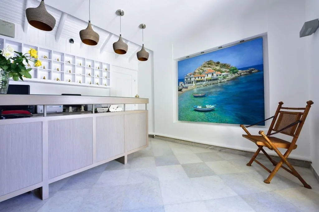 Lobby, Kalidon Beach Hotel, Samos