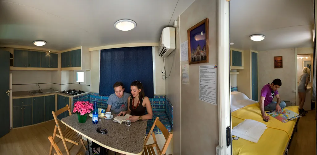 BUNGALOW CAPACITY 5 Room, Camping Tiber, Rome