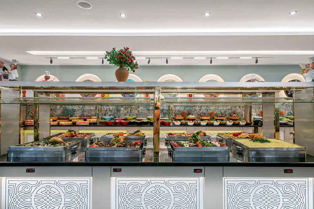 Restaurant, Club Big Blue Suite Hotel, Antalya
