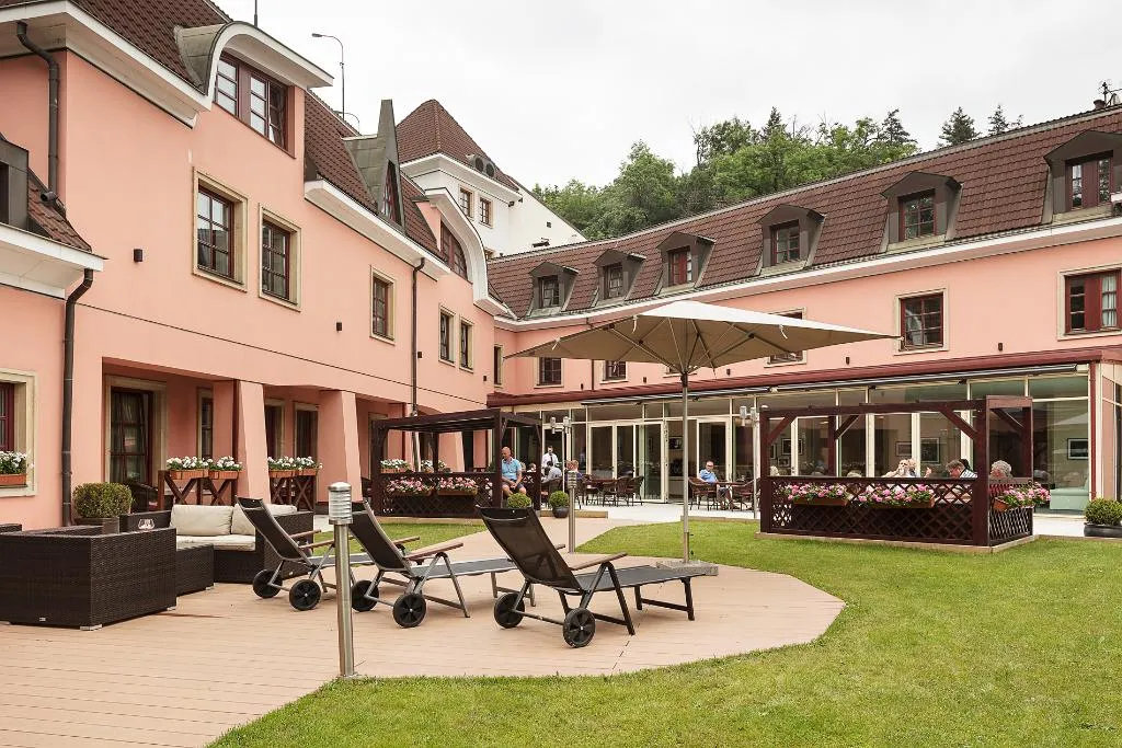 Terrace, Hotel Hoffmeister, Prague