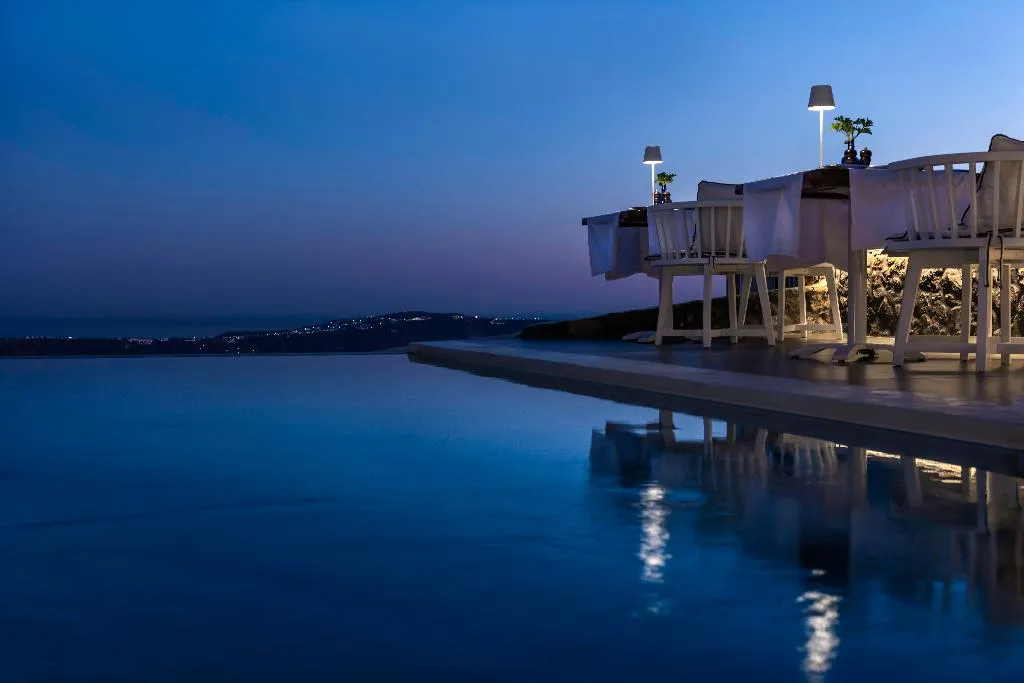 Restaurant, Mythical Blue Luxury Suites, Santorini