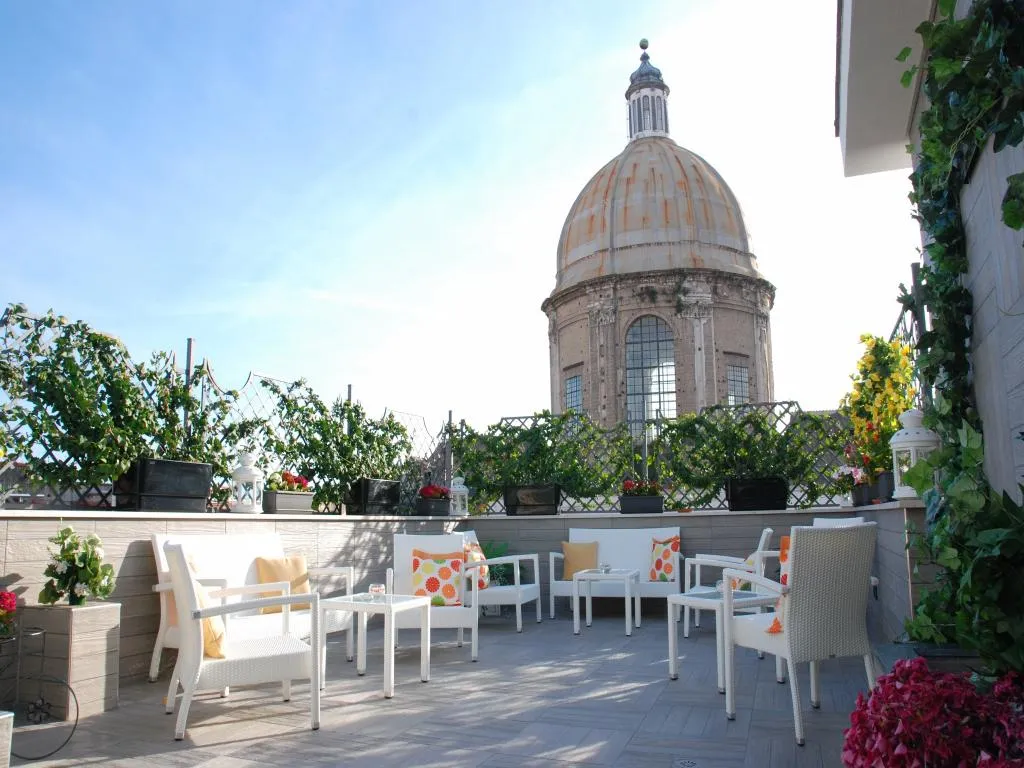 Terrace, Hotel San Pietro, Naples