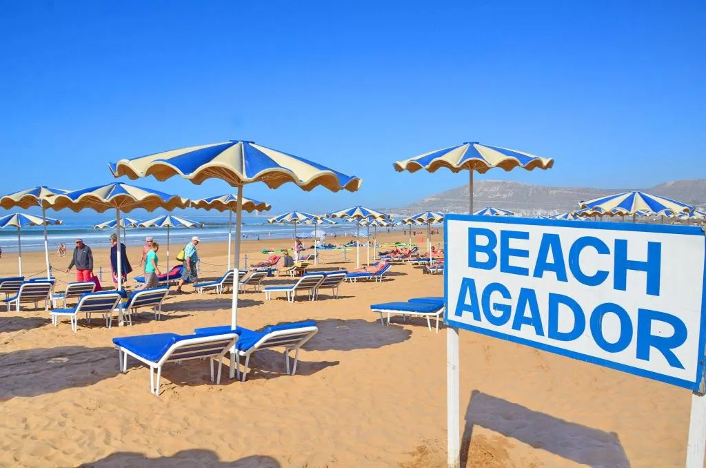 Beach, El Pueblo Tamlelt, Agadir