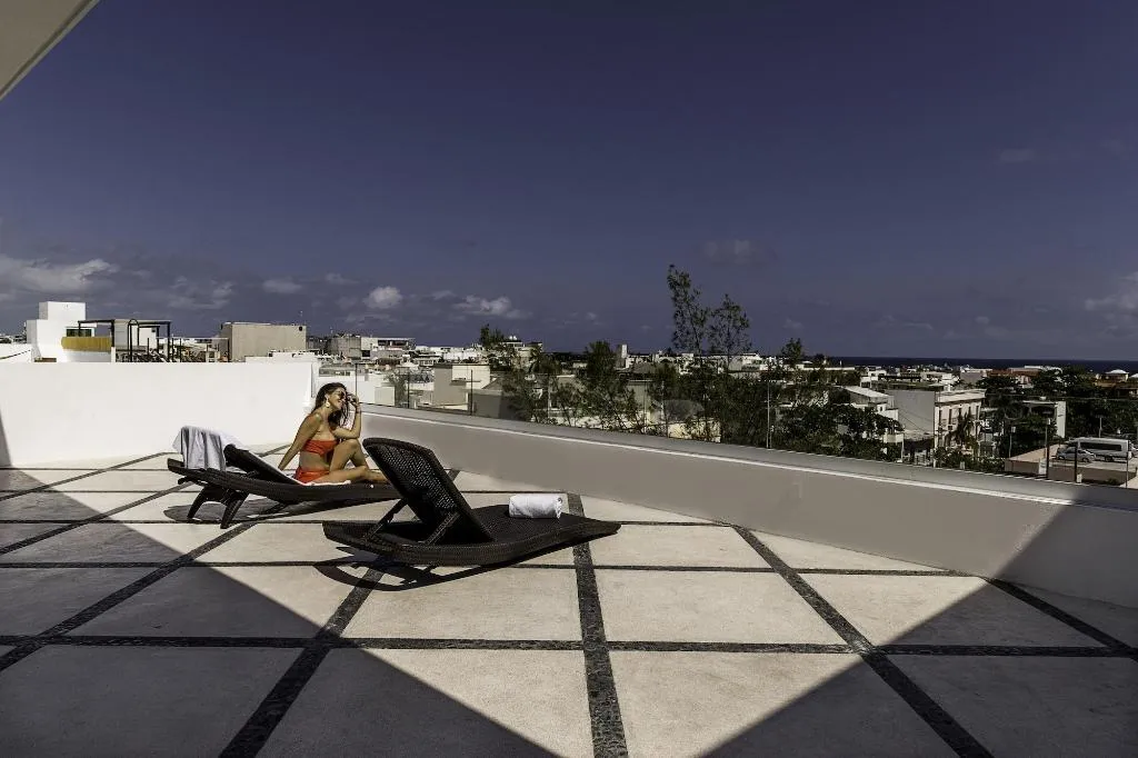 Terrace, BFH ATTRACTION Deluxe Hotel, Centro Playa del Carm, Playa Del Carmen