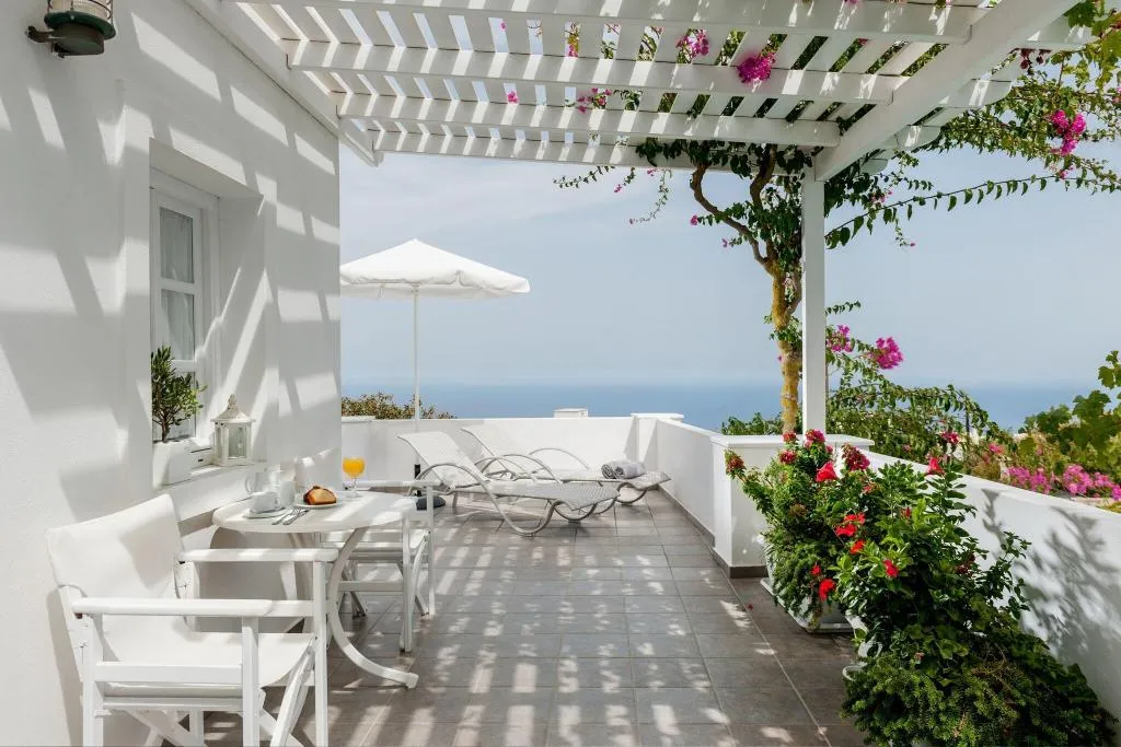 Terrace, Casa Bianca Hotel, Santorini
