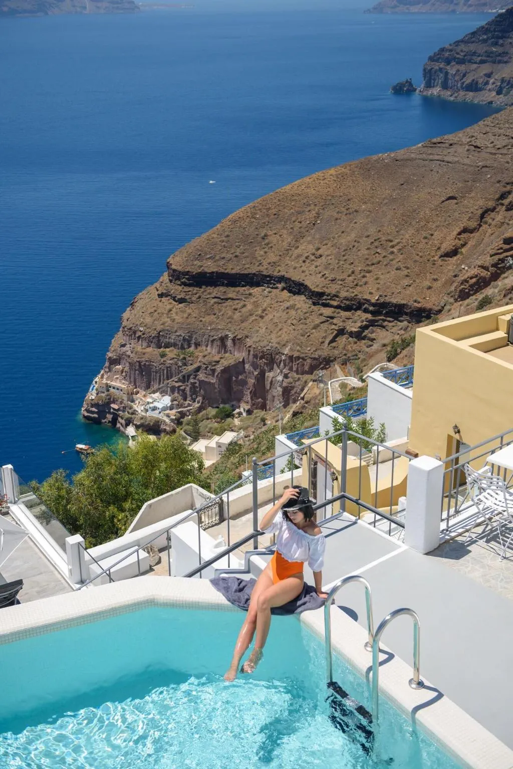 Terrace, Villa Renos, Santorini