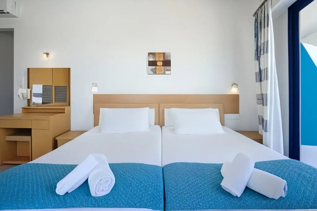 TWIN SIDE SEA VIEW Room, Raffaello Beach, Rhodes