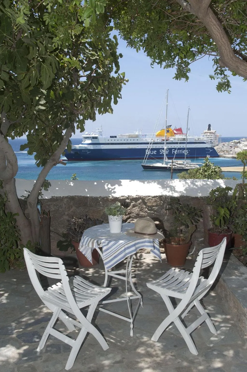 Terrace, Asimina, Mykonos