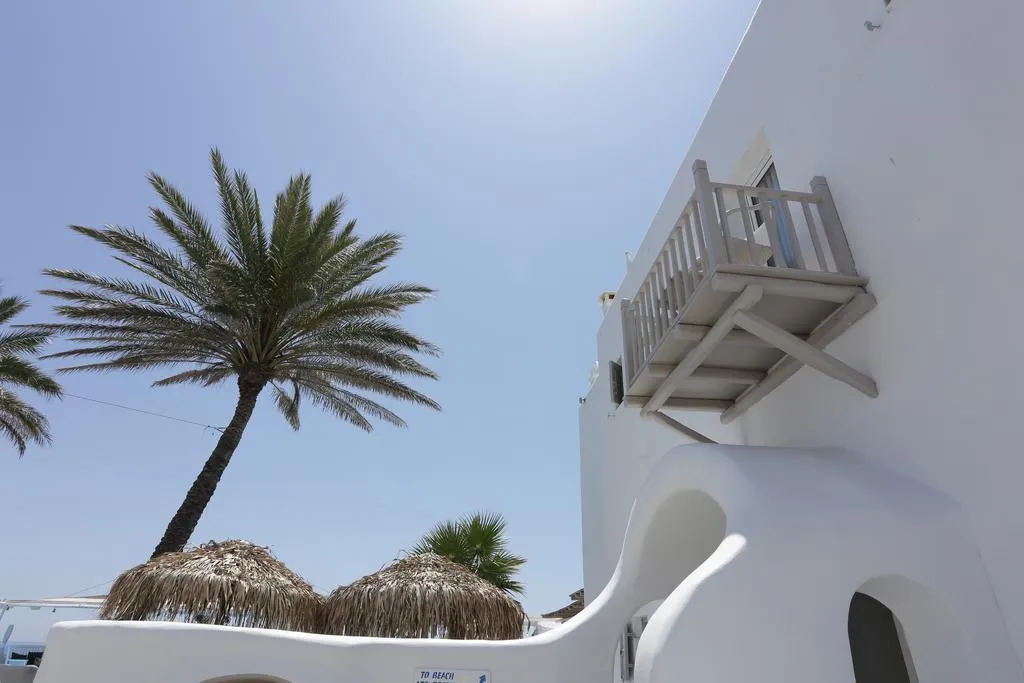 Terrace, Mykonos Palace Beach Hotel, Mykonos