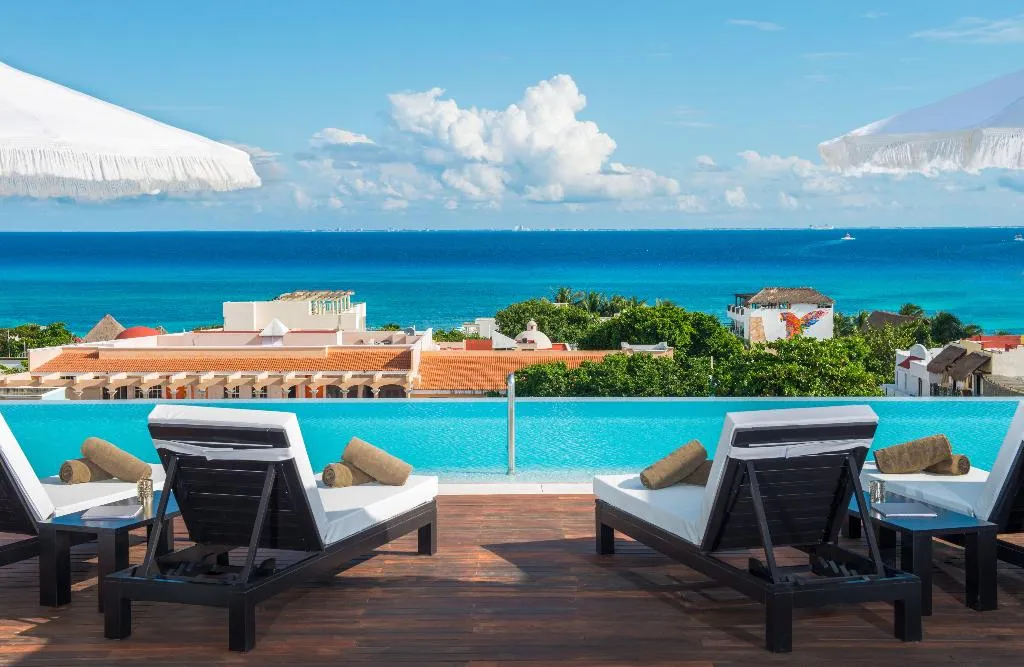 Terrace, The Fives Downtown Hotel, Curio by Hilton, Playa Del Carmen