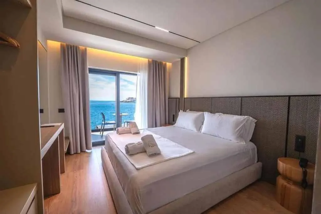 Room, Grand Hotel Saranda, Southern Albania
