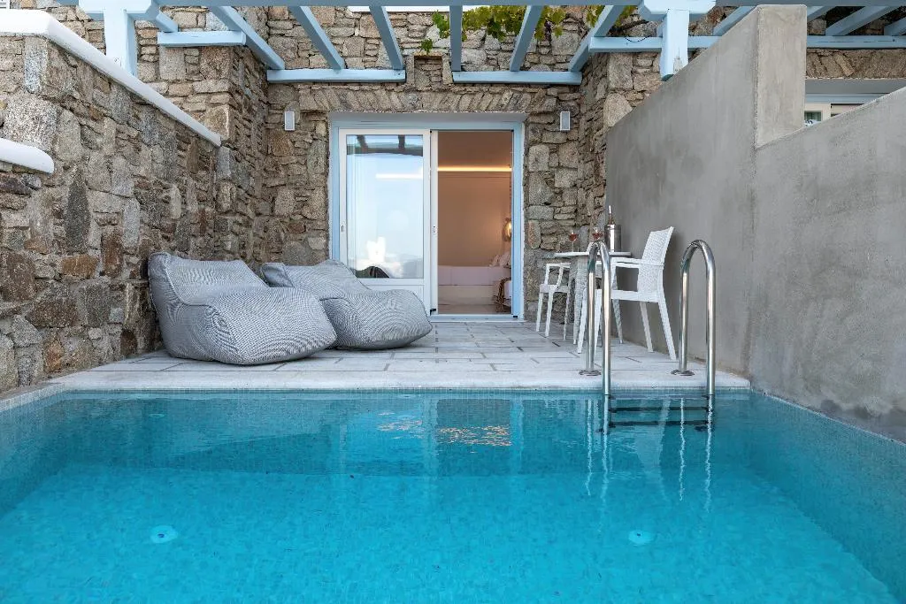 DOUBLE WITH PRIVATE POOL Room, Saint John Hotel Villas & Spa, Mykonos