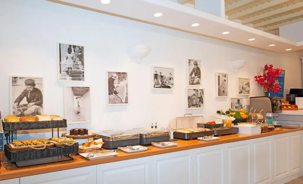 Restaurant, Corfos Hotel, Mykonos