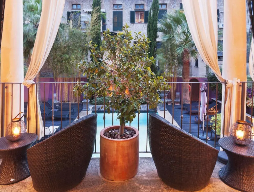 Terrace, Hotel Lavenida, Majorca