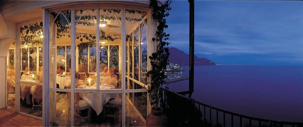 Restaurant, Hotel Santa Caterina, Naples