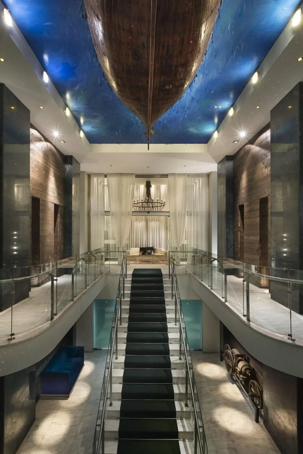Lobby, GDM Megaron,Historical Monument Hotel, Crete
